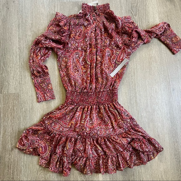 Misa Los Angeles Gianna Dress In Bohemian Paisley Size XS - Picture 12 of 16